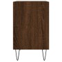 Brown oak engineered wood bedside table 40x30x50 cm by vidaXL, Nightstands - Ref: Foro24-826794, Price: 25,71 €, Discount: %