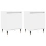 Nightstands 2 pcs engineered wood white 40x30x50 cm by vidaXL, Nightstands - Ref: Foro24-826813, Price: 61,75 €, Discount: %