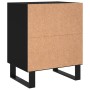 Mesitas de noche 2 uds madera de ingeniería negro 40x30x50 cm de vidaXL, Mesitas de noche - Ref: Foro24-826799, Precio: 53,42...