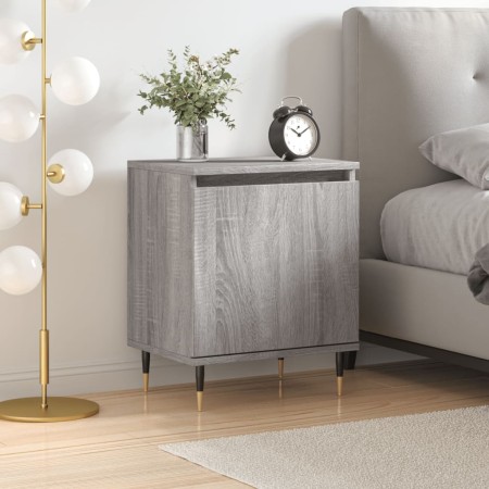 Sonoma gray engineered wood bedside table 40x30x50 cm by vidaXL, Nightstands - Ref: Foro24-826824, Price: 37,80 €, Discount: %