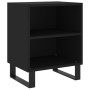 Mesita de noche madera de ingeniería negro 40x30x50 cm de vidaXL, Mesitas de noche - Ref: Foro24-826798, Precio: 37,62 €, Des...