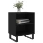 Engineered wood black bedside table 40x30x50 cm by vidaXL, Nightstands - Ref: Foro24-826798, Price: 37,62 €, Discount: %