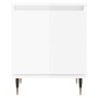 Bedside tables 2 units engineered wood glossy white 40x30x50 cm by vidaXL, Nightstands - Ref: Foro24-826817, Price: 65,44 €, ...