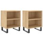 Nachttische 2 Stk. Holzwerkstoff Sonoma Eiche 40x30x50 cm von vidaXL, Nachttische - Ref: Foro24-826803, Preis: 62,41 €, Rabat...