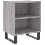 Mesitas de noche 2 uds madera ingeniería gris Sonoma 40x30x50cm de vidaXL, Mesitas de noche - Ref: Foro24-826809, Precio: 47,...