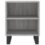 Mesitas de noche 2 uds madera ingeniería gris Sonoma 40x30x50cm de vidaXL, Mesitas de noche - Ref: Foro24-826809, Precio: 47,...