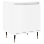 Glossy white engineered wood bedside table 40x30x50 cm by vidaXL, Nightstands - Ref: Foro24-826816, Price: 37,64 €, Discount: %