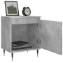 Bedside tables 2 pcs concrete gray wood 40x30x50 cm by vidaXL, Nightstands - Ref: Foro24-826821, Price: 44,58 €, Discount: %