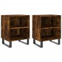 Nightstands 2 pcs engineered wood smoke oak 40x30x50 cm by vidaXL, Nightstands - Ref: Foro24-826807, Price: 46,15 €, Discount: %