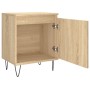 Mesitas noche 2 uds madera ingeniería roble Sonoma 40x30x50 cm de vidaXL, Mesitas de noche - Ref: Foro24-826835, Precio: 57,9...