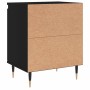 Nachttische 2 Stk. Holzwerkstoff schwarz 40x30x50 cm von vidaXL, Nachttische - Ref: Foro24-826815, Preis: 68,78 €, Rabatt: %