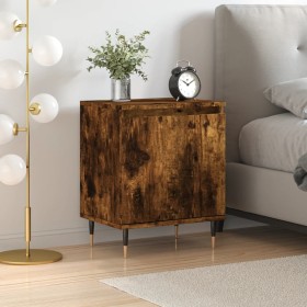 Engineered wood smoked oak bedside table 40x30x50 cm by vidaXL, Nightstands - Ref: Foro24-826822, Price: 34,81 €, Discount: %