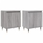 Mesita de noche 2 uds madera ingeniería gris Sonoma 40x30x50 cm de vidaXL, Mesitas de noche - Ref: Foro24-826825, Precio: 45,...