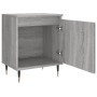 Mesita de noche 2 uds madera ingeniería gris Sonoma 40x30x50 cm de vidaXL, Mesitas de noche - Ref: Foro24-826825, Precio: 45,...