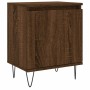 Brown oak engineered wood bedside table 40x30x50 cm by vidaXL, Nightstands - Ref: Foro24-826842, Price: 35,48 €, Discount: %