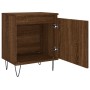 Brown oak engineered wood bedside table 40x30x50 cm by vidaXL, Nightstands - Ref: Foro24-826842, Price: 35,48 €, Discount: %