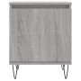 Bedside table 2 units engineered wood gray Sonoma 40x30x50 cm by vidaXL, Nightstands - Ref: Foro24-826841, Price: 59,24 €, Di...