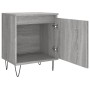 Bedside table 2 units engineered wood gray Sonoma 40x30x50 cm by vidaXL, Nightstands - Ref: Foro24-826841, Price: 59,24 €, Di...