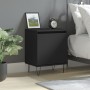 Mesita de noche madera de ingeniería negro 40x30x50 cm de vidaXL, Mesitas de noche - Ref: Foro24-826830, Precio: 35,54 €, Des...