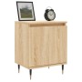 Nightstands 2 pcs engineered wood Sonoma oak 40x30x50 cm by vidaXL, Nightstands - Ref: Foro24-826819, Price: 59,99 €, Discoun...