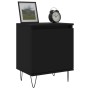 Nightstands 2 pcs engineered wood black 40x30x50 cm by vidaXL, Nightstands - Ref: Foro24-826831, Price: 58,91 €, Discount: %