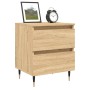 Nightstands 2 pcs engineered wood Sonoma oak 40x35x50 cm by vidaXL, Nightstands - Ref: Foro24-826867, Price: 75,54 €, Discoun...