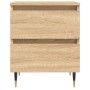 Nightstands 2 pcs engineered wood Sonoma oak 40x35x50 cm by vidaXL, Nightstands - Ref: Foro24-826867, Price: 75,54 €, Discoun...