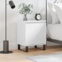 Glossy white engineered wood bedside table 40x30x50 cm by vidaXL, Nightstands - Ref: Foro24-826848, Price: 35,30 €, Discount: %