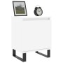 Glossy white engineered wood bedside table 40x30x50 cm by vidaXL, Nightstands - Ref: Foro24-826848, Price: 35,30 €, Discount: %