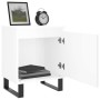 Glossy white engineered wood bedside table 40x30x50 cm by vidaXL, Nightstands - Ref: Foro24-826848, Price: 35,30 €, Discount: %