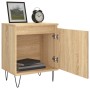 Sonoma oak engineered wood bedside table 40x30x50 cm by vidaXL, Nightstands - Ref: Foro24-826834, Price: 25,57 €, Discount: %