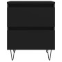 Black plywood nightstand 40x35x50 cm by vidaXL, Nightstands - Ref: Foro24-826878, Price: 54,99 €, Discount: %