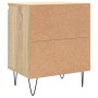 Sonoma oak engineered wood bedside table 40x30x50 cm by vidaXL, Nightstands - Ref: Foro24-826834, Price: 25,57 €, Discount: %