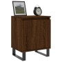 Brown oak engineered wood bedside table 40x30x50 cm by vidaXL, Nightstands - Ref: Foro24-826858, Price: 40,46 €, Discount: %