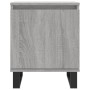 Bedside table 2 units engineered wood gray Sonoma 40x30x50 cm by vidaXL, Nightstands - Ref: Foro24-826857, Price: 69,99 €, Di...