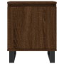 Brown oak engineered wood bedside table 40x30x50 cm by vidaXL, Nightstands - Ref: Foro24-826858, Price: 40,46 €, Discount: %