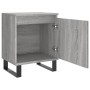 Mesita de noche 2 uds madera ingeniería gris Sonoma 40x30x50 cm de vidaXL, Mesitas de noche - Ref: Foro24-826857, Precio: 69,...