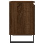 Brown oak engineered wood bedside table 40x30x50 cm by vidaXL, Nightstands - Ref: Foro24-826858, Price: 40,46 €, Discount: %