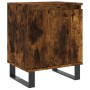 Smoked oak engineered wood bedside table 40x30x50 cm by vidaXL, Nightstands - Ref: Foro24-826854, Price: 29,02 €, Discount: %