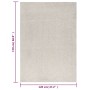 Cream long pile rug 120x170 cm by vidaXL, Rugs - Ref: Foro24-342137, Price: 46,99 €, Discount: %