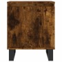 Smoked oak engineered wood bedside table 40x30x50 cm by vidaXL, Nightstands - Ref: Foro24-826854, Price: 29,02 €, Discount: %