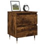 Nightstands 2 pcs engineered wood smoked oak 40x35x50 cm by vidaXL, Nightstands - Ref: Foro24-826871, Price: 75,54 €, Discoun...