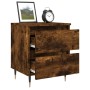 Nightstands 2 pcs engineered wood smoked oak 40x35x50 cm by vidaXL, Nightstands - Ref: Foro24-826871, Price: 75,54 €, Discoun...