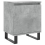 Concrete gray engineered wood bedside table 40x30x50 cm by vidaXL, Nightstands - Ref: Foro24-826852, Price: 39,23 €, Discount: %