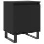 Black engineered wood nightstand 40x30x50 cm by vidaXL, Nightstands - Ref: Foro24-826846, Price: 29,95 €, Discount: %