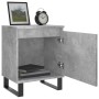 Concrete gray engineered wood bedside table 40x30x50 cm by vidaXL, Nightstands - Ref: Foro24-826852, Price: 39,23 €, Discount: %