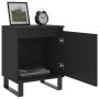 Black engineered wood nightstand 40x30x50 cm by vidaXL, Nightstands - Ref: Foro24-826846, Price: 29,95 €, Discount: %