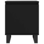 Mesita de noche madera de ingeniería negro 40x30x50 cm de vidaXL, Mesitas de noche - Ref: Foro24-826846, Precio: 29,95 €, Des...