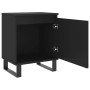 Black engineered wood nightstand 40x30x50 cm by vidaXL, Nightstands - Ref: Foro24-826846, Price: 29,95 €, Discount: %