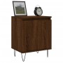 Bedside table 2 units engineered wood oak brown 40x30x50cm by vidaXL, Nightstands - Ref: Foro24-826843, Price: 59,99 €, Disco...